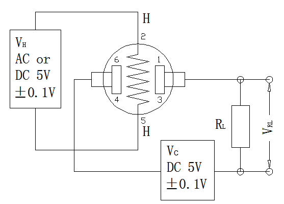 MQ135 basic test circuit