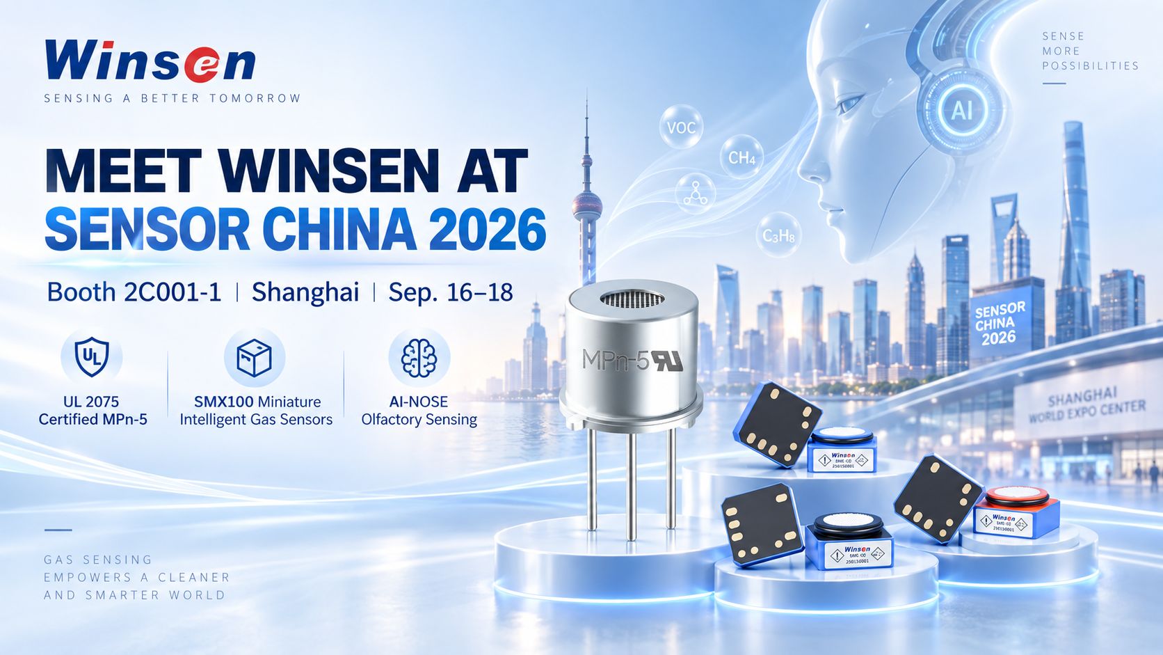 Meet Winsen at SENSOR CHINA 2026: Three Highlights to Watch in Shanghai