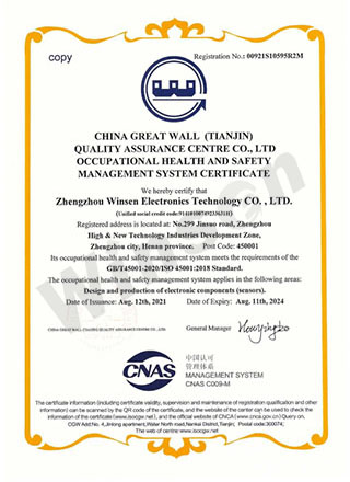 ISO14001:2004 Certification