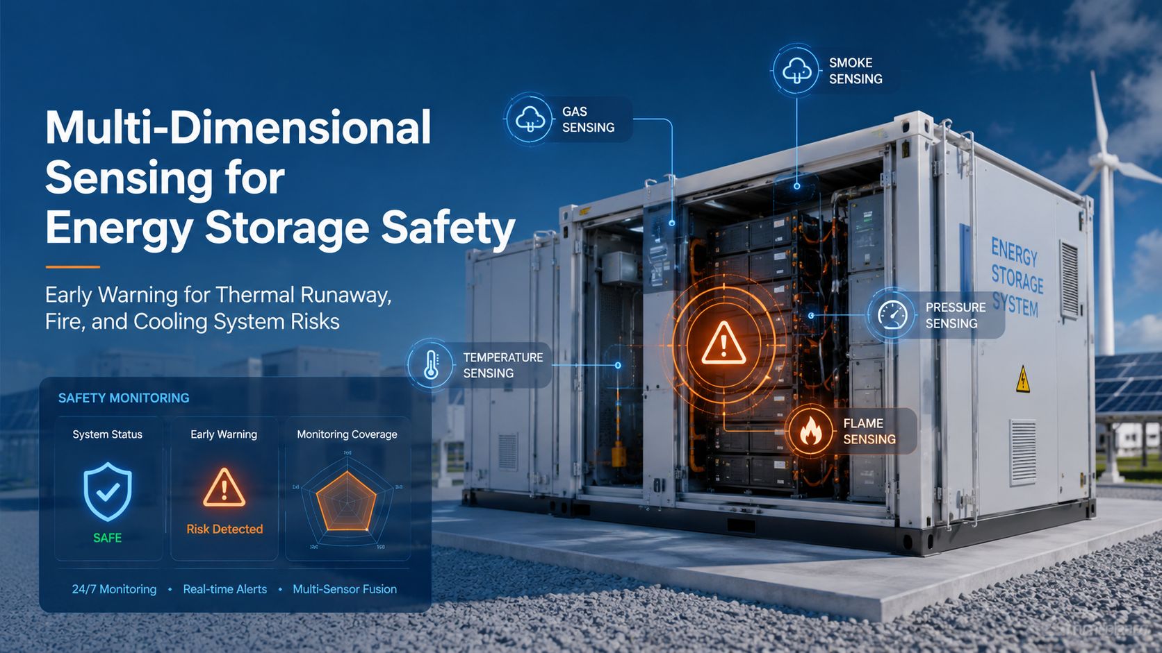 Energy Storage Safety Countdown: Multi-Dimensional Sensor Solutions for Battery Fire Early Warning