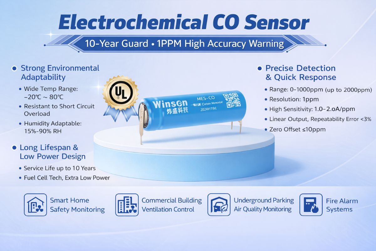 Good News: Our ME2-CO-Φ14×5 and MEs-CO Carbon Monoxide Sensors Have Achieved UL Certification
