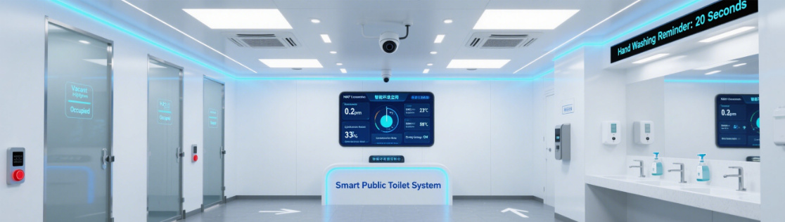 Smart public toilet system